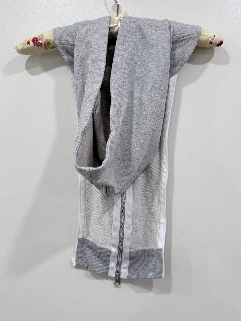 Veronica Beard Plus Sz Light Gray Hoodie Dickey - Picture 4 of 5